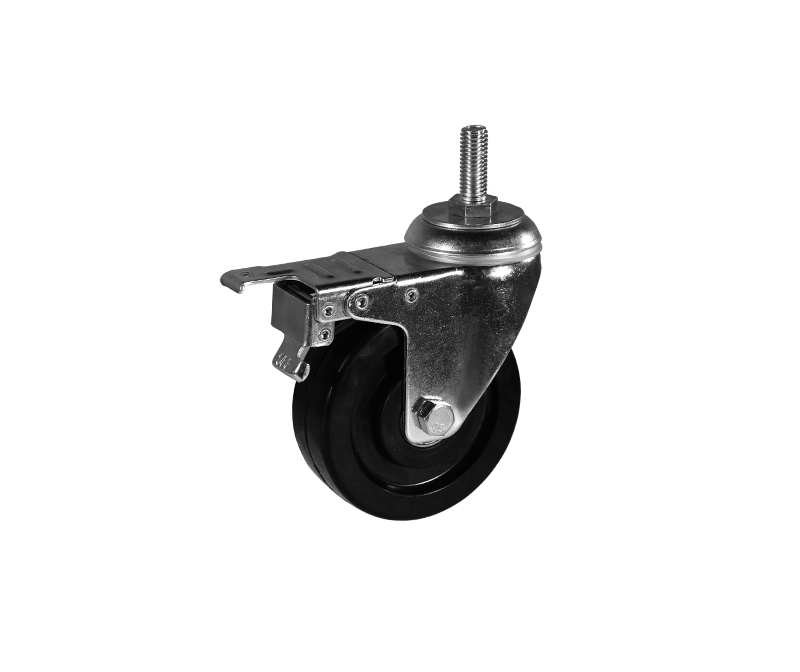 商洛Medium-sized rubber conductive wheel screw AB brake