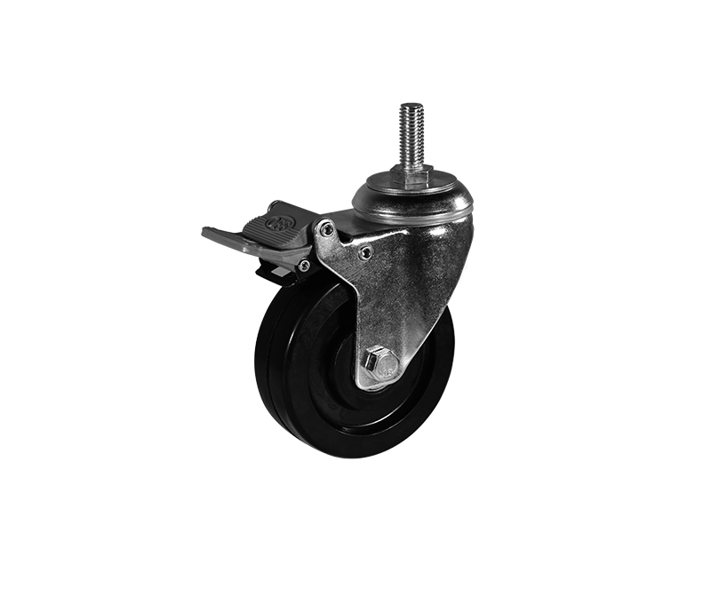 新余Medium-sized rubber conductive wheel screw rubber brake