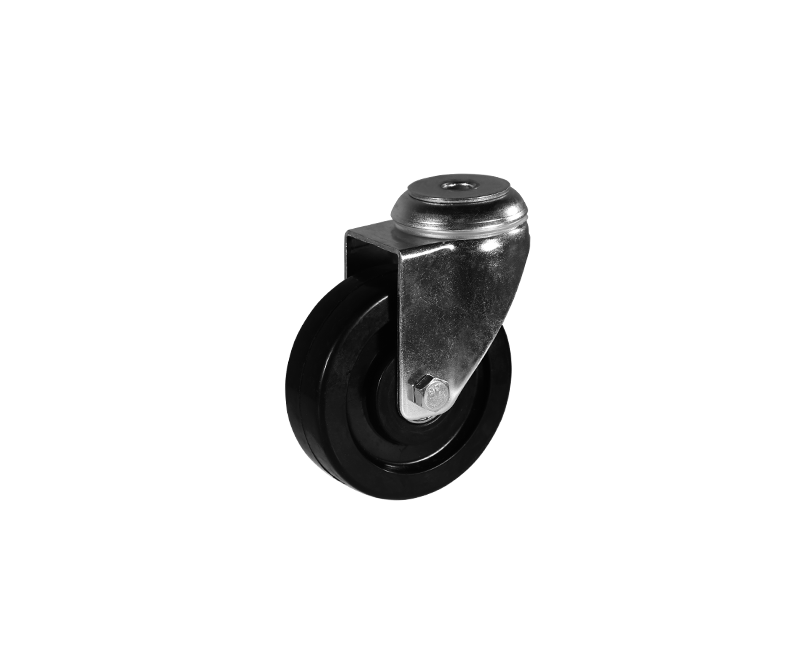 丹东Medium-sized rubber conductive wheel hole top universal