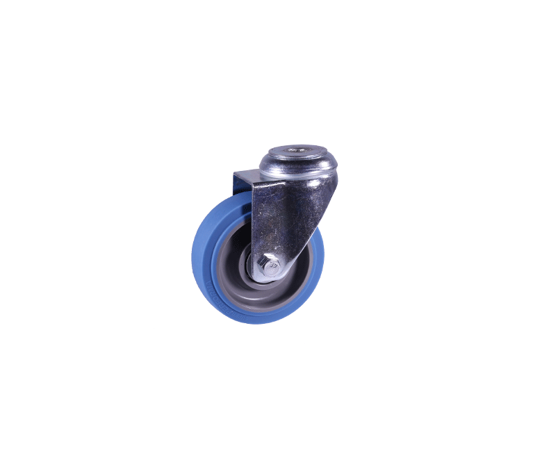 Medium blue TPR elastic wheel hole top universal