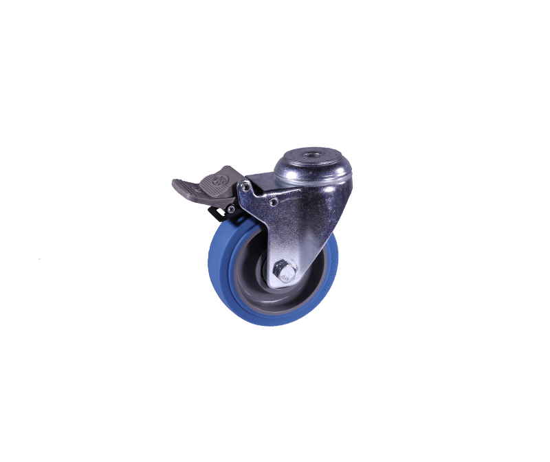 文昌Medium blue TPR elastic wheel hole top rubber brake