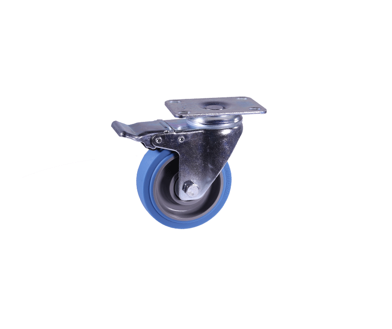 淮北Medium blue TPR elastic wheel flat brake
