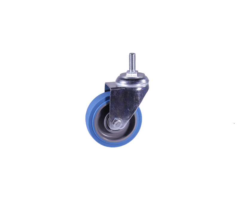 遂宁Medium blue TPR elastic wheel screw universal