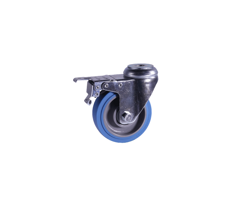 山西 Medium blue TPR elastic wheel hole top AB brake