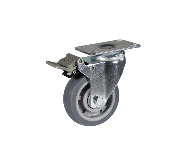 Medium-sized TPR single shaft flat rubber brake