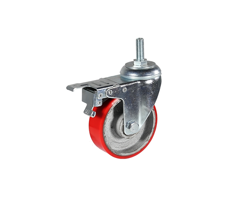 Medium iron core PU red screw AB brake