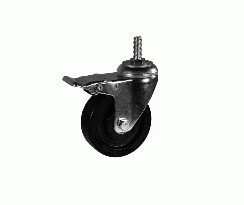 绥化Medium-sized rubber conductive wheel screw brake