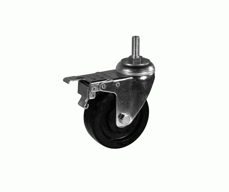 玉树Medium-sized rubber conductive wheel screw AB brake