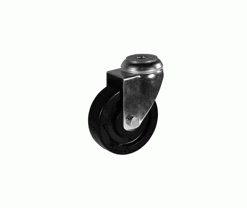 果洛Medium-sized rubber conductive wheel hole top universal
