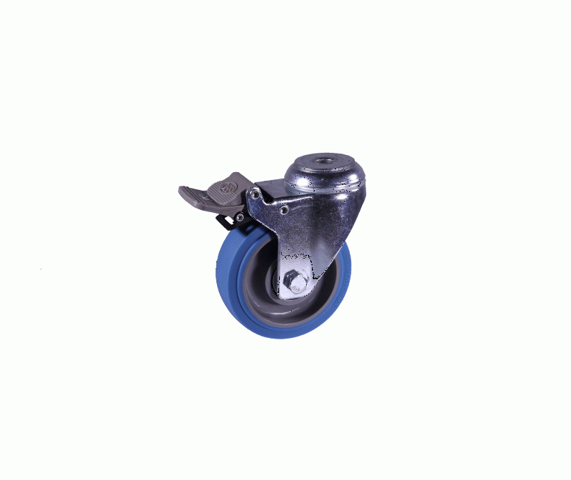 锦州Medium blue TPR elastic wheel hole top rubber brake