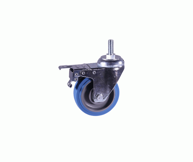 珠海Medium blue TPR elastic wheel screw AB brake